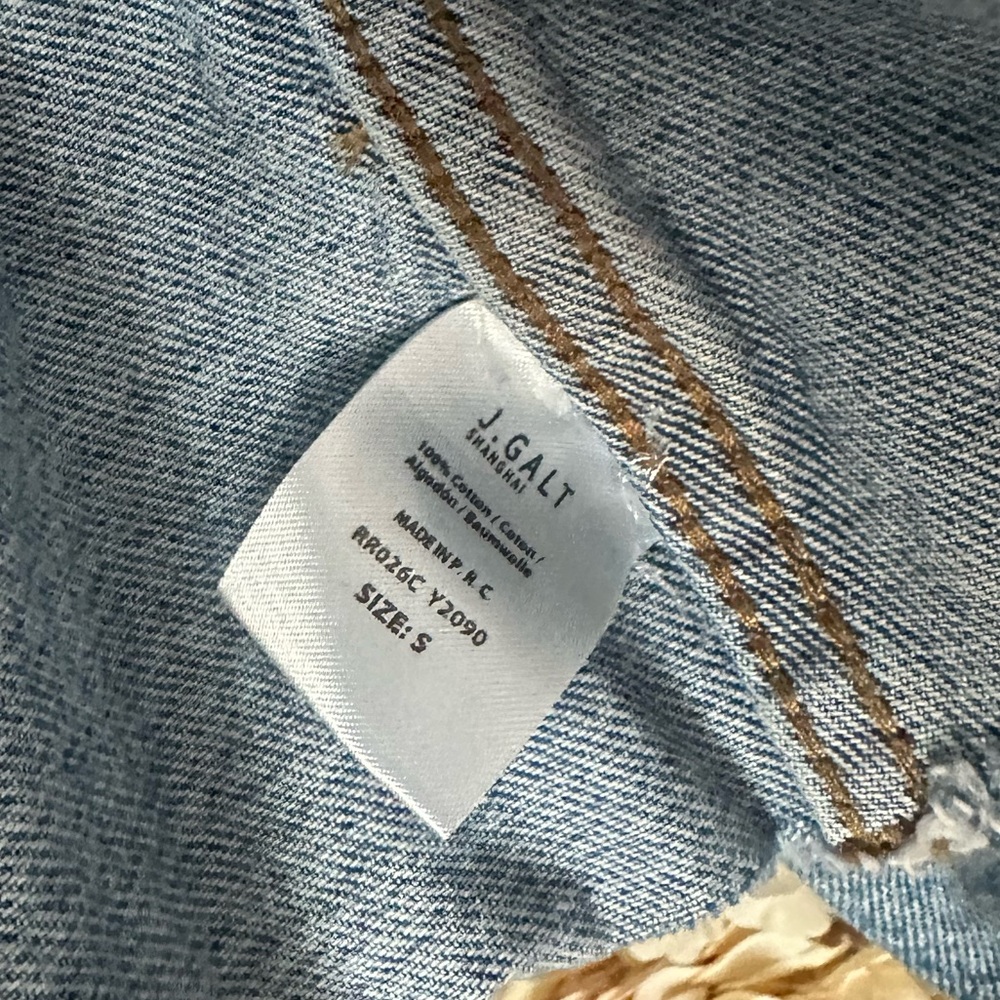 Cropped Jean Jacket🩵 - Picture 6 of 6